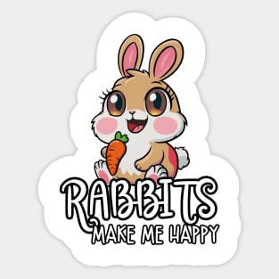 Happy Rabbit Sticker